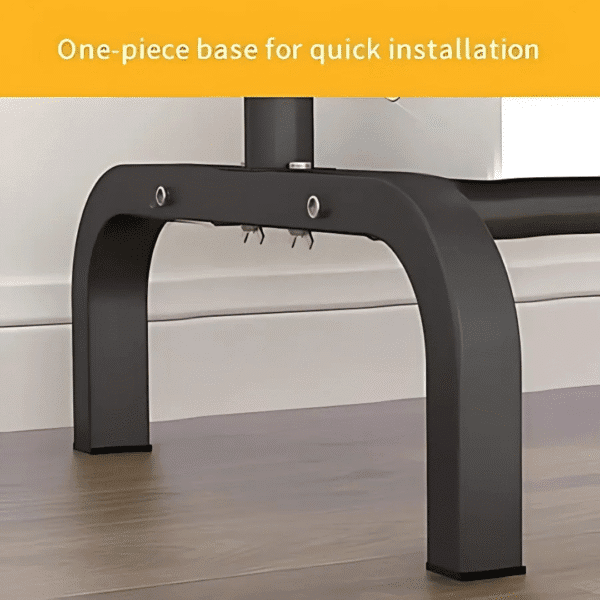 Metal Garment Rack with One Bottom Shelf