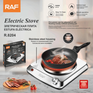 RAF Stainless Steel Electric Stove R.8204 RAF Stainless Steel Electric Stove R.8204