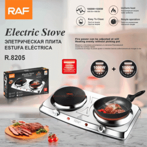 RAF Stainless Steel Electric Stovetop R.8205