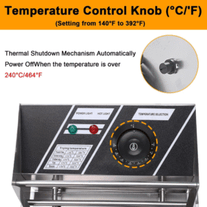 Electric Commercial Single Deep Fryer 6L