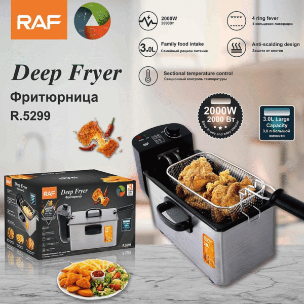 RAF R.5299 Cooking Deep Fryer 3L